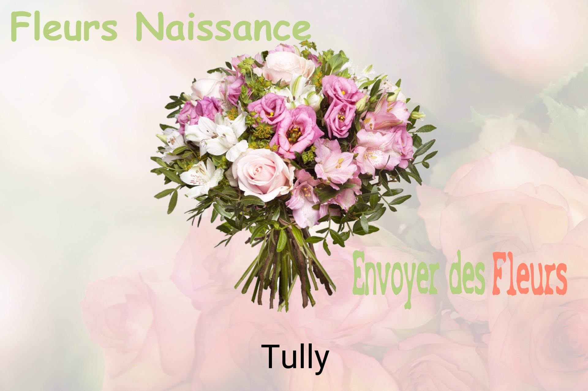Bouquet de fleurs de naissance livré à Tully